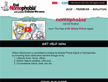 Tablet Screenshot of endnomophobia.com